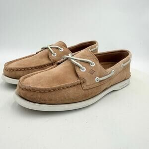 Sperry Women's Authentic Original 2-Eye Slip-On Boat Tan Shoes Size 8.5